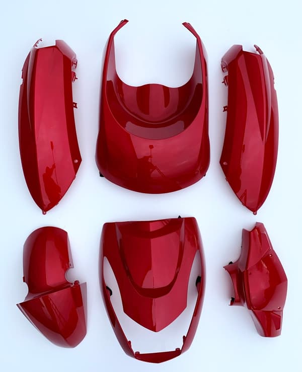 KARDOSSET KLÄDSET x7 KÅPA SIDO STÄNKSKYDD PEUGEOT KISBEE 50 11-24