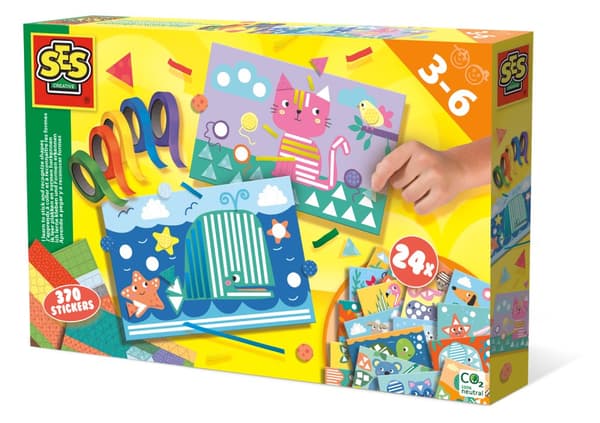 SES Creative set I learn to stick and recognize shapes