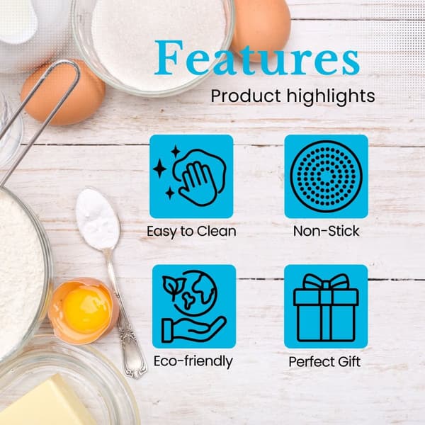 Silicone Spatula Set i 6 delar i svart Non-stick Baking Utensils for Cooking Baking Stirring Dressing Värmebeständig
