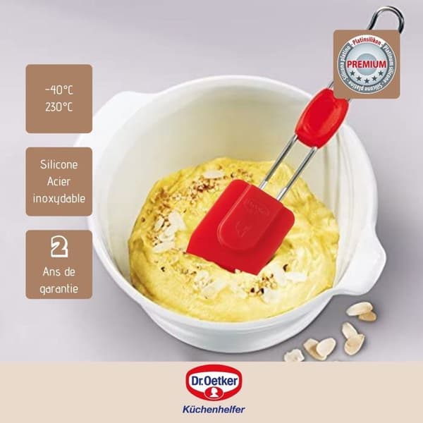 Silikonsked - Dr. Oetker - Flexxibel - 26,5 cm - Diskmaskinssäker - Plastik