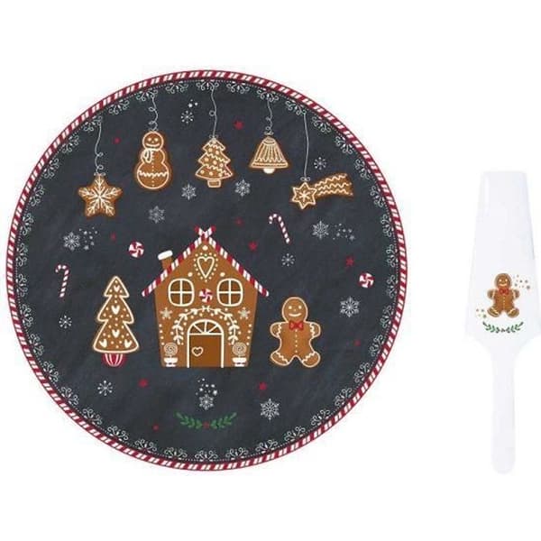 PORSLIN PAJFAT MED PEPPARKAKSDEKOR SPADE - LÄTT LIV