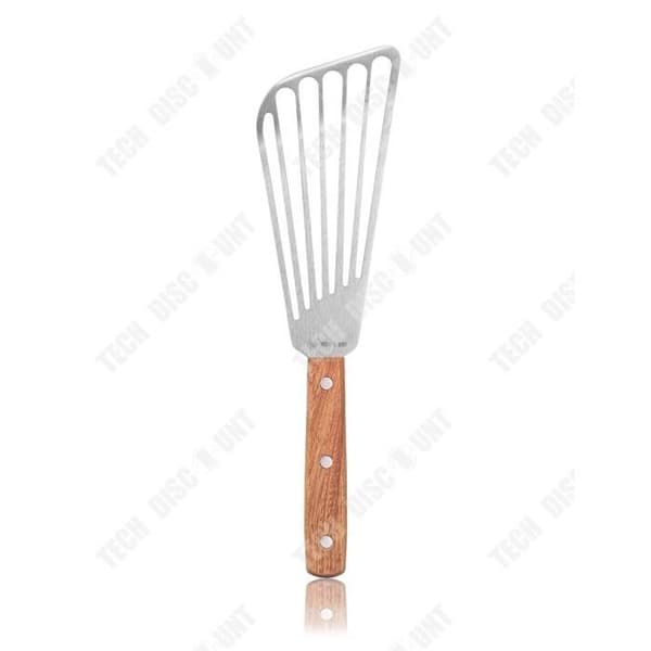 TD® Skårad Stek Spatel Köksgrill Massivt trä Rostfritt stål Kök Grill Matlagningsredskap Pannkakor Bröd Matlagning Mat