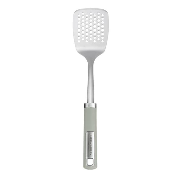Spatel med skåror i rostfritt stål med soft-touch-handtag Laura Ashley - Salvia blad av Pendeford