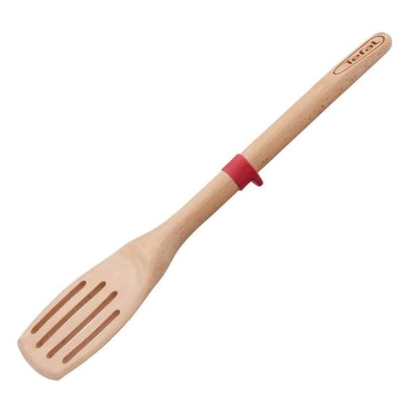 TEFAL INGENIO Vinklad spatel i bokträ och platinasilikon 32 cm K2303314