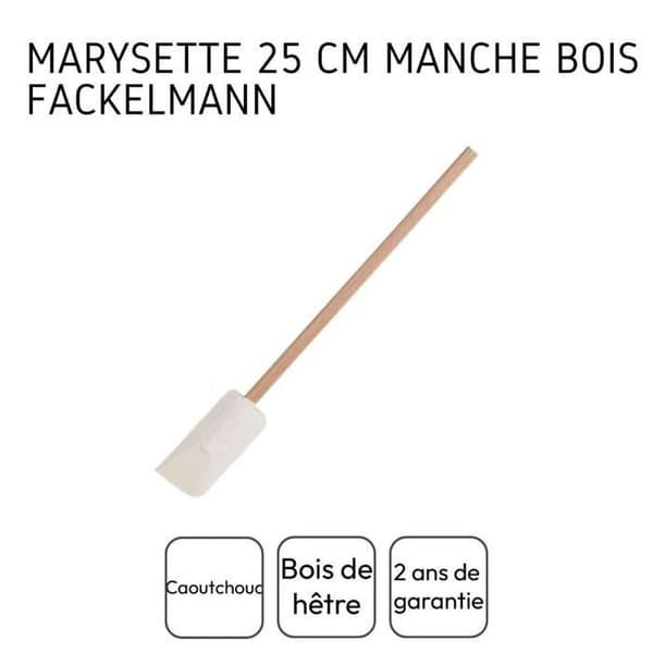 Maryse av pâtisserie och kök 25 cm med trähandtag Fackelmann