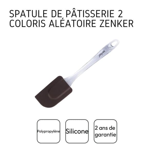 Köks spatula - Zenker - 26 cm - Silikon - Transparent - Brun