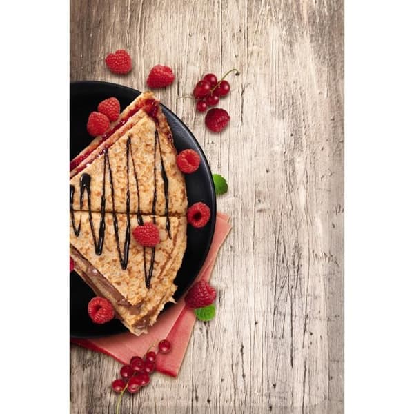 TEFAL Pannkaksspridare - Bokträ och platinasilikon - 17 cm