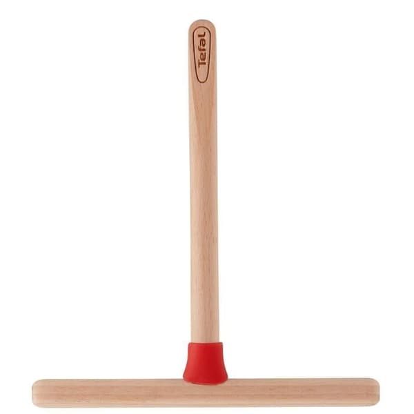 TEFAL Pannkaksspridare - Bokträ och platinasilikon - 17 cm