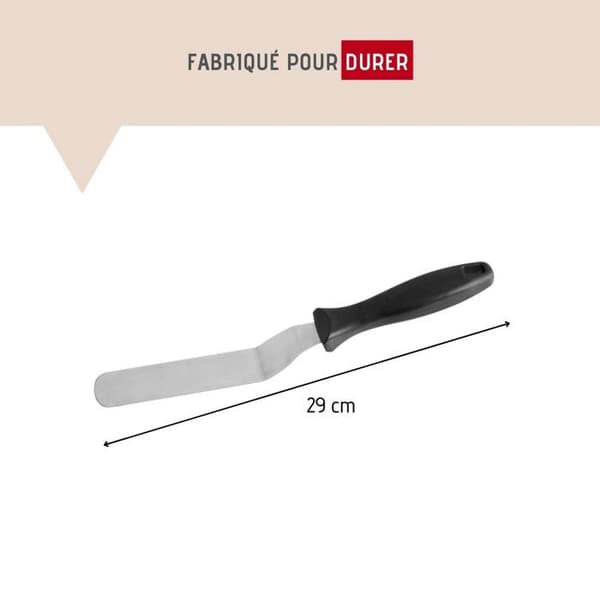Slickerad vinklad bakspade i rostfritt stål 29 cm FM Professional Bageri