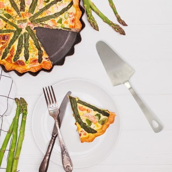 Pizzaspade i rostfritt stål 25 cm Fackelmann