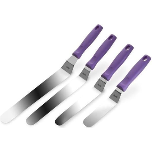 ROSTFRITT VINKEL SPATEL 15 CM PLASTHANDTAG