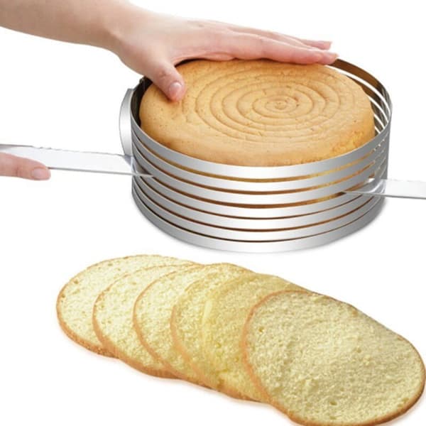 Skärband för sockerkaka 24 - 30 cm + spatel