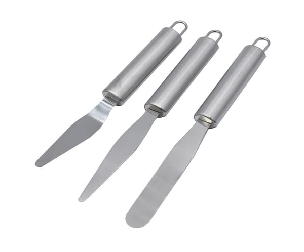 Konfekturespatelsæt Spatel 3 dele rustfrit stål