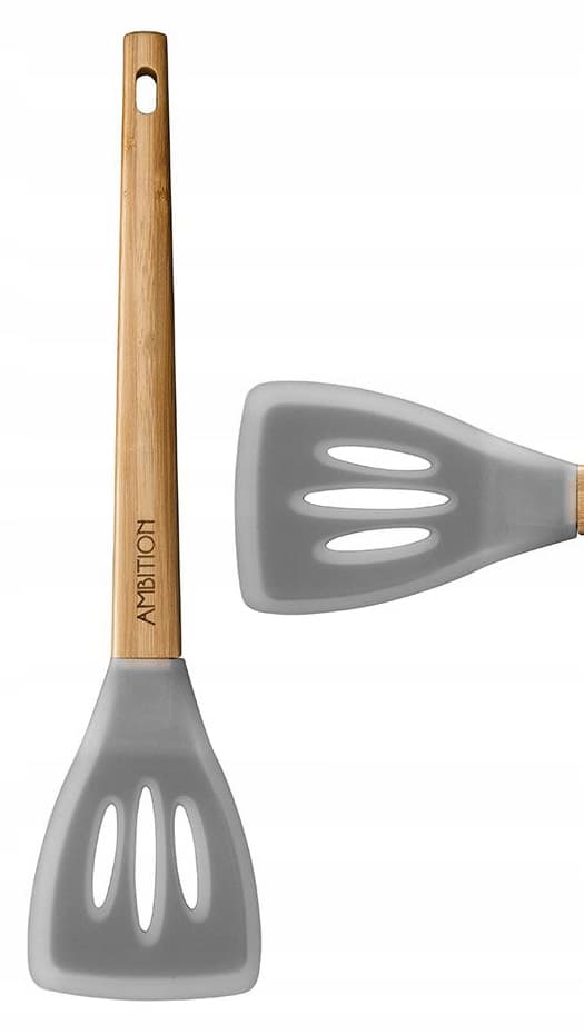 Ambition Silikon Köksspade med Hål 32,7 cm Grå