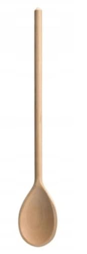 Svensk køkkenske i træ, naturlig, 12 cm