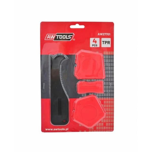Spatula - maryse - crepe rake Awtools - AW27701 - Silikonspatlar med kniv 4 delar ()