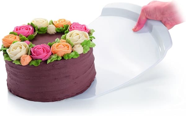 OBOSOE Cake Lifter Spatula Transfer Tool för enkel Cake Pizza och rörliga släta kanter Robust design för hembakande och köksbruk
