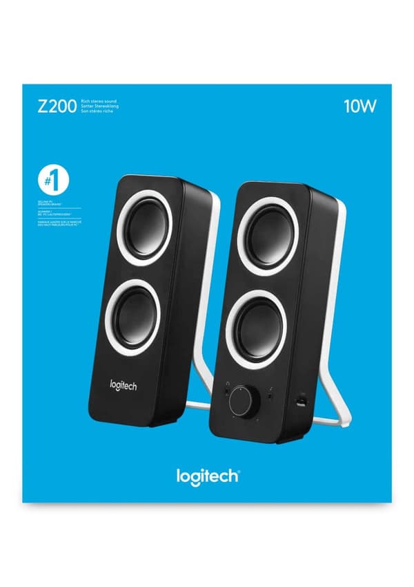 Logitech Z200 - Multimediakaiuttimet - Musta