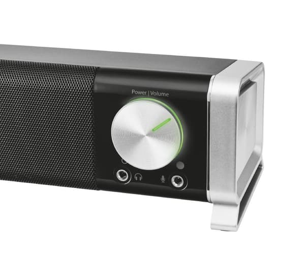 Trust Asto - Mini Soundbar PC-højttaler - Med volumenkontrol - Sort