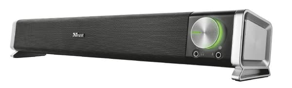 Trust Asto - Mini Soundbar PC-højttaler - Med volumenkontrol - Sort