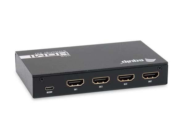 Utrusta 332725 - HDMI - Svart - Aluminium - 60 Hz - 3840 x 2160 - 7.1 kanaler (332725)