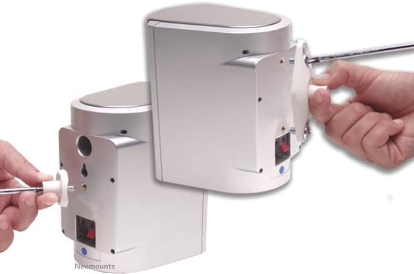 Neomounts från Newstar SPEAKER-W100 - monteringssats (vägg-/takmontering) - för 2 högtalare (full-motion) - vit