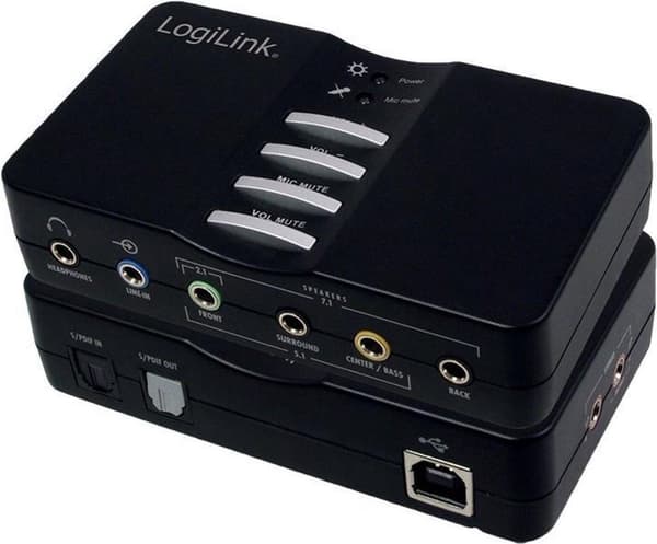 LogiLink USB Sound Box Dolby 7.1 8-Channel 7.1 Channels USB