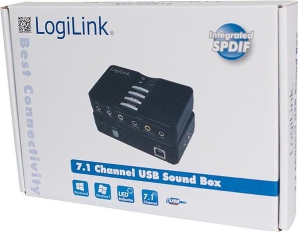 LogiLink USB Sound Box Dolby 7.1 8-Channel 7.1 Channels USB