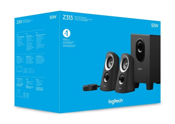 Logitech Z313 - 2.1 højttalersystem