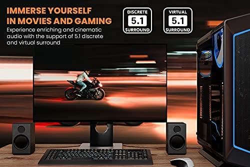 Creative Labs Sound Blaster audigy fx v2. Lydkanaler: 5.1 kanaler, lydkvalitet: 24-bit, line-out signal-til-støj-forhold (SNR): 120 dB. Værtsgrænsefla