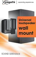 Miniatyrbillede 9 af 10: Vogel's SOUND 3200 højttalerbeslag universal & Denon Home 150 (sort)