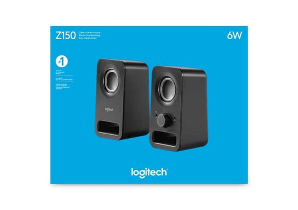 Logitech Z150 - Högtalarset - Svart