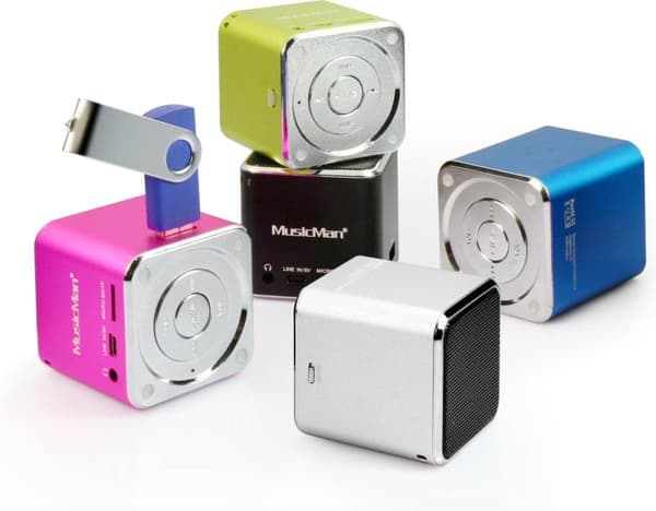 Technaxx Mini Musicman - Bærbar højttaler - Sølv