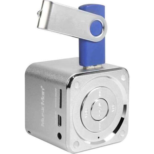 Technaxx Mini Musicman - Bærbar højttaler - Sølv