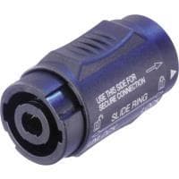 Neutrik højttaleradapter Speakon stik - Speakon stik NLMM=NL4MMX 1 stk (NLMM=NL4MMX)