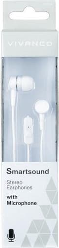 Pikkukuva 2 / 3: Vivanco SMARTSOUND WHITE HiFi In Ear -kuulokkeet Valkoinen