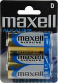 Pikkukuva 1 / 2: Maxell paristo, D (LR20), Alkaline, 1,5V, 2-pakkaus