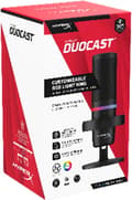 Pikkukuva 4 / 10: HyperX DuoCast - RGB USB-kondensaattorimikrofoni, musta PC, PS5, PS4, Mac. Low Profile Shock Mount, Cardioid, Omnidirectional, Pop Filter, Gain Contro