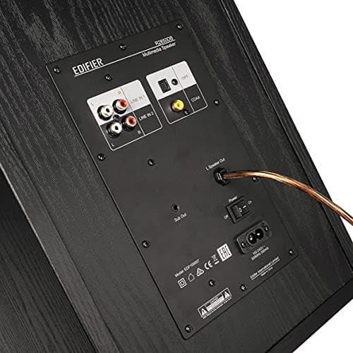 Aktiivikaiuttimet Edifier Studio R2850DB 2.0 musta Bluetooth vähittäismyynti (R2850DB)