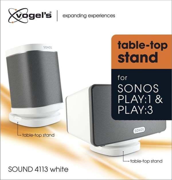 Vogel's Sound 4113 - stativ - för högtalare - vit - skrivbord
