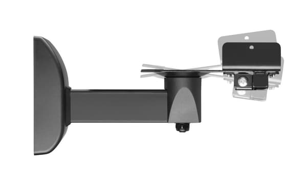 Högtalarväggfäste tilt/rotera 15kg svart 2 st. (VLMSP15)