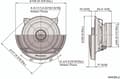 Miniatyrbild 5 av 5: Pioneer TS-A1081F - Bilhögtalare - 10 cm - 2-vägskoaxial - 230 W