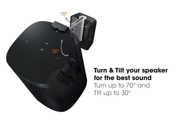 Vogel's SOUND 4201 SONOS ONE (SL) & PLAY:1 musta