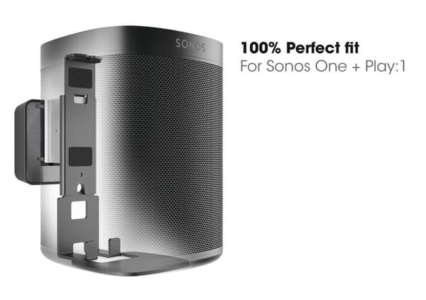 Vogel's SOUND 4201 SONOS ONE (SL) & PLAY:1 musta