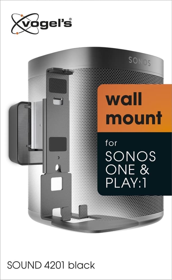 Vogel's SOUND 4201 SONOS ONE (SL) & PLAY:1 musta