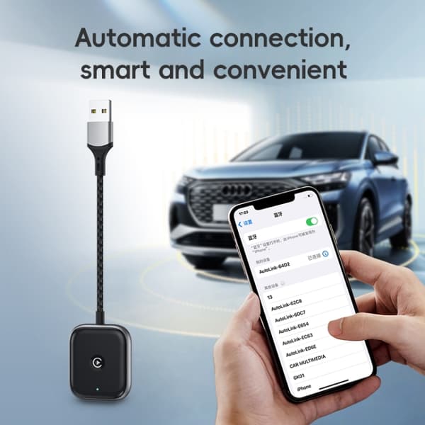 Lydadapter med CarPlay- og USB-forbindelse