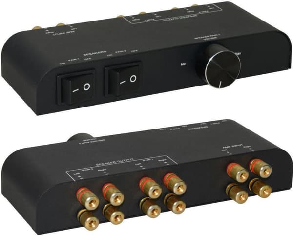 Microconnect MC-GEN-270 Audio Switch Svart (MC-GEN-270)
