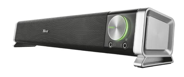 Trust Asto - Mini Soundbar PC-højttaler - Med volumenkontrol - Sort