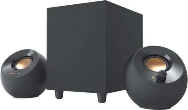 Creative Labs Creative Pebble Plus 8 W Svart 2.1-kanaler