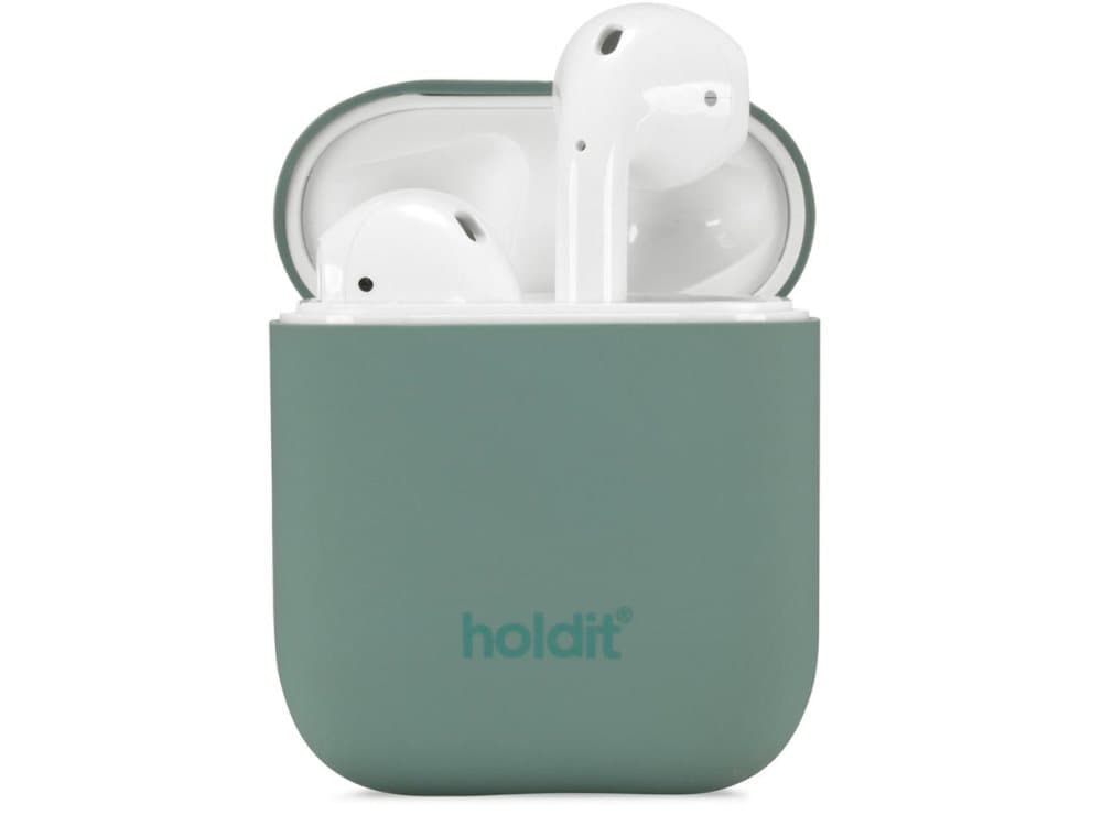 Holdit Silicone Case Airpods Nygård - Moss Green